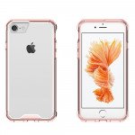 Wholesale iPhone 7 Plus Air Hybrid Clear Case (Rose Gold)